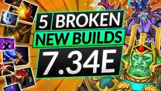 5 NEW BUILDS in Patch 7.34E - Best Item and HERO COMBOS - Dota 2 Guide
