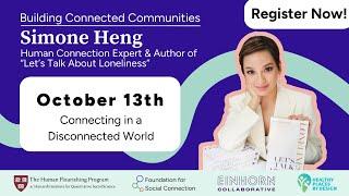 Simone Heng Speaks at Harvard University on Connecting in a Disconnected World