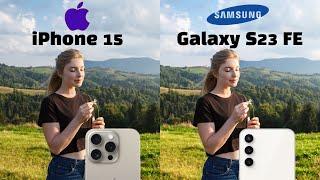 Samsung Galaxy S23 FE VS iPhone 15 Camera Test Comparison