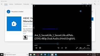 How to download HEVC CODEC for free | Only for free