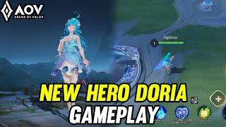 AOV : NEW HERO DORIA GAMEPLAY - ARENA OF VALOR LIÊNQUÂNMOBILE ROV