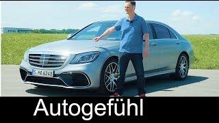 Mercedes S63 AMG FULL REVIEW S-Class Facelift S-Klasse 2018 - Autogefühl