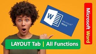 Microsoft Word LAYOUT Tab All Functions | Learn Microsoft Word | Microsoft Word