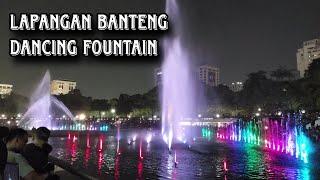 Lapangan Banteng Dancing Fountain Show 2023 #jakarta #dancingfountain #walkingtour