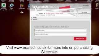 How to Install and License SketchUp