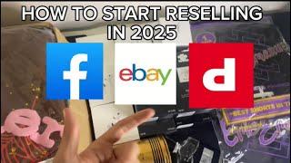 How to start reselling in 2025 (guides on how to list products)