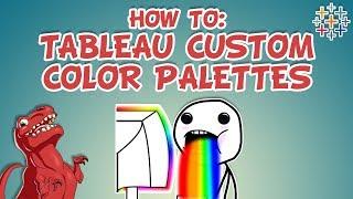 How To: Custom Color Palettes in Tableau#HowTo #Tableau #Tutorial