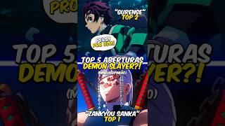 Qual é a Melhor Abertura de Demon Slayer? 