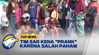 Kocak! Dikira Tenggelam, Si Anak Malah Nonton Tim SAR