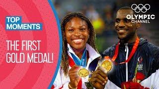 Olympic legends when they won their FIRST gold medals | Top Moments