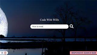 expandable search bar on click with html css JavaScript || #js #html5 #css