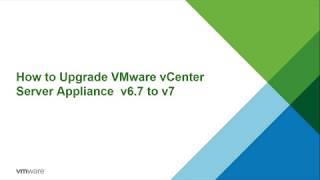 42. vSphere7 | Steps to Upgrade VMware vCenter Server Appliance VCSA v6.7 to v7