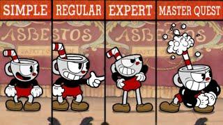 Cuphead: No Hit / Difficulty Comparison / Whole game / Master Quest (21)