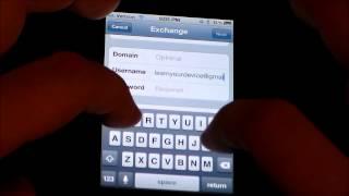 Setting up your Email- IOS