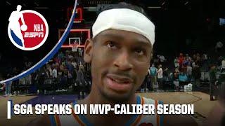 SGA speaks on MVP talks & Michael Jordan comparisons ️ 'It's an HONOR' | NBA on ESPN