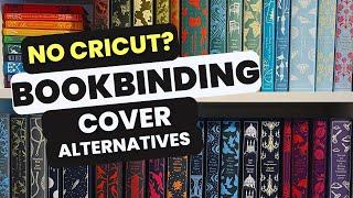 How to decorate your rebound book covers without a Cricut!