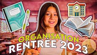 Mon ORGANISATION pour la RENTRÉE : MAKEUP, OUTFIT et ROOM TOUR 2023 ‍