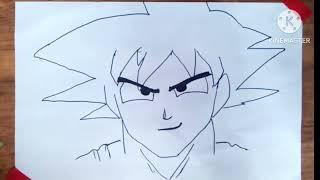 How to draw a Goku | Goku drawing | Drawing picture | By Sks Artist