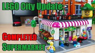 LEGO Supermarket MOC Completed - Exterior & Details 