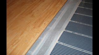 How to install an infrared floor heating system!