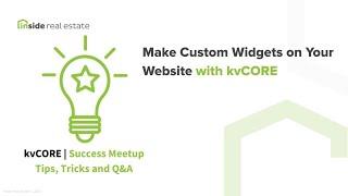 Make Custom Widgets on Your Website - 10/05