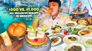 ️ $500 vs. $1,000 ALL INCLUSIVE Resort FOOD TOUR in Mexico | What’s the REAL Difference?