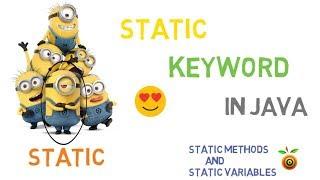 29 - Static Keyword in Java | Static variables and Static Methods