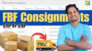 Flipkart Consignment Creation || How to Create & Send FBF Consignment Full step by step Process