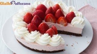 CHEESECAKE ALLE FRAGOLE - Ricetta in 1 minuto