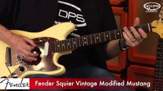 Fender Squier Vintage Mustang Electric Guitar Demonstration