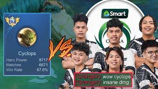 GLOBAL CYCLOPS vs SMART OMEGA! | Hao vs Pro Player Who will win?! (intense match)