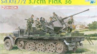 Review - Dragon 1/35 Sd.Kfz. 7/2 3.7cm Flak 36