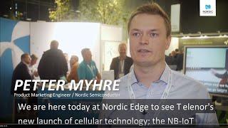 Nordic Semiconductor demonstrates LTE-M and NB-IoT on the nRF91 Series with Telenor at Nordic Edge