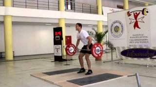 James Formosa - 75KG Clean (Super Slow Motion Test)