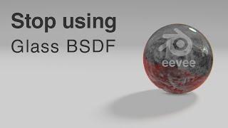 Principled BSDF vs Glass BSDF - Blender eevee tutorial