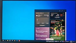 How to disable pop up on hover over News and interests Windows taskbar menu