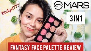 'HONEST' MARS Fantasy face palette review | 3 in 1 Blusher highlighter and contour shades