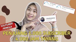 PEJUANG 1000 SUBSCRIBER DAN 4000 JAM TAYANG YOUTUBER PEMULA