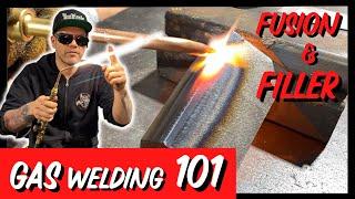 How to Gas Weld with Oxy-Acetylene - Tutorial, Tips & Set Up (Fusion + Filler Welding)