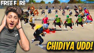Playing Chidiya Udh With 49 Chimkandis On Factory Roof - Garena Free Fire