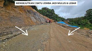 STARTLING !!! Batu Jomba road suddenly wide and smooth