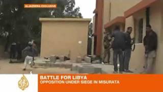 Opposition under seige in Misurata