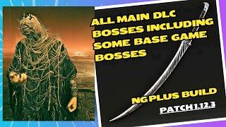 Elden Ring: Best DLC Curved Sword "FALX" Gameplay In NG+ Against Main Bosses