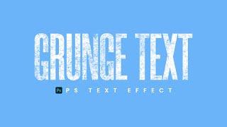 Create Grunge Text Effect in Photoshop | Grunge Text PS Tutorial | Photoshop Tutorial