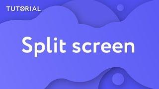 How to make a SPLIT-SCREEN VIDEO (Movavi Video Editor 15)