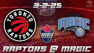 3-2-25 Toronto Raptors vs Orlando Magic Game Audio | NBA LIVE Stream Gamecast & Chat