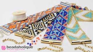 How to Make the Beaded Loom Bracelet Kits by Beadaholique