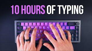 10 Hours of Satisfying Keyboard Typing Sounds.