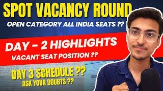 MHT CET 2024 | SPOT ROUND DAY 2 Highlights ?? Vacant Seats ?? ACAP Institutional Round Forms Update