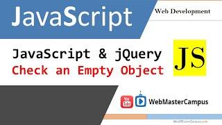 JavaScript jQuery Check For an Empty Object